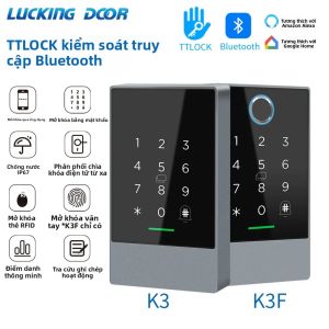 TTLOCK K3/K3F Hệ Thống Kiểm Soát Truy Cập Bằng Vân Tay NFC Bluetooth Dụng Cụ Mở Cổng Điện Có Bàn Phím Thẻ RFID Để Bảo Mật Gia Đình