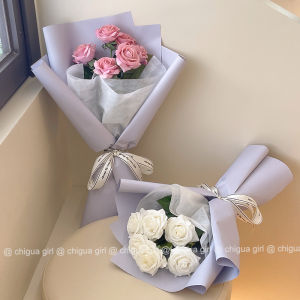 Cây Hoa Giả Hồng Nhung Cao Cấp Bó Hoa Tươi Lâu Quà Tặng Ngày Lễ Tình Nhân Hoa Trang Trí Trong Nhà Hoa Tươi Bằng Vải Nhung