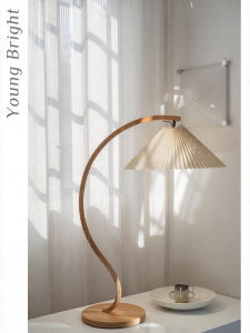 French Nanyang Retro Style Solid Wood Wabi-Sabi Floor Lamp
