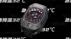 F25 Universal Mobile Phone Cooler Semiconductor Cooling Fan Radiator for IOS Android PUBG Digital Display Back-clip Heat Sink