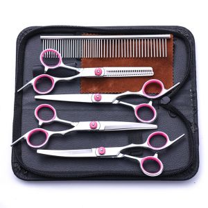 Professional Hair Thinning Scissors 6 Inch - Barber Shears Set for Styling Pet Grooming & Home Use (Texturizing + Blending)