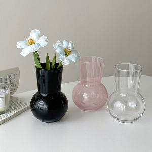 Vase Fancy Decoration Living Room Desktop Flower Arrangement Glass Transparent Hydroponic Rose Niche Style Modern Simple Gift