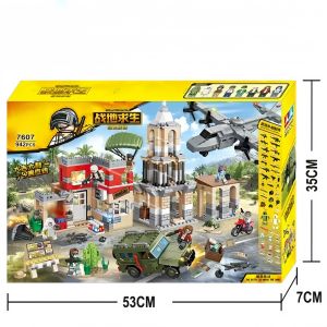 High Assembly Military Police Car Toy Blocks for Boys 10 Years Old Childrens Educational Toys Chinese Brand Tangbao Renren