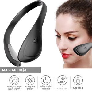 Máy Massage Nâng Cơ Mặt V-Face Điện EMS Đai Thon Mặt Máy Kích Thích Cơ Mặt Máy Làm Săn Chắc Da Chống Nhăn Và Làm Săn Chắc Da