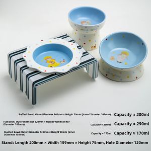 Petdebby | Non-tipping High Foot Care Cat Feeding Bowl