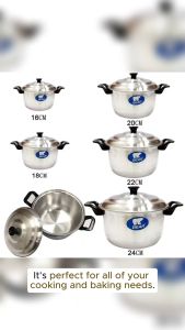 BEAR CASSEROLE ALUMINUM POT