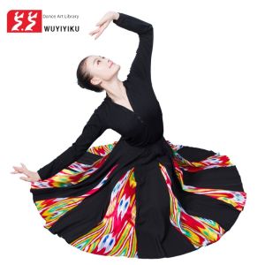 Xinjiang Uygur Dance Representative Large Swing Skirt