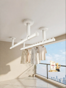 BIREN | Balcot Installation Inclusive Aluminum Alloy Clothes Drying Pole