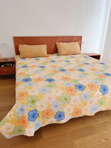 Bedspread Double-Sided Dual-Use Quilting Mat Quilt All Year Round Neutral Tatami Thick Quilted Bed Sheets Non Slip Large Size Bed Sheet