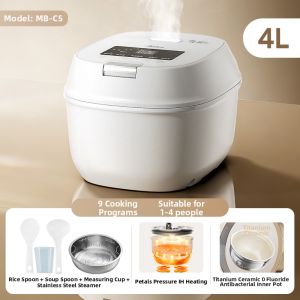 Midea | Floral Designed Titanium Ceramic Smart Pressure Cooker 3-4 Persons
