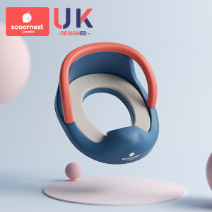 SCOORNEST Kids Toilet Pad Toilet Kids Special Saddle Cover Ladder Chair Male and Female Baby Domestic Toilet Cover