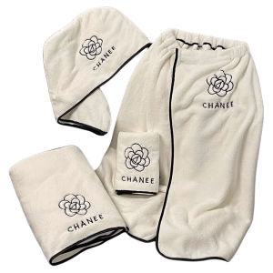 ผ้าขนหนูอาบน้ำแบบสวมใส่แห้งเร็ว ชุดสามชิ้นสำหรับคู่รัก ผ้าขนหนูสำหรับใช้ในบ้าน ผ้าขนหนูแห้งเร็วสำหรับผู้ชายและผู้หญิง ผ้าขนหนูแบบสวมใส่แห้งเร็วระดับไฮเอนด์