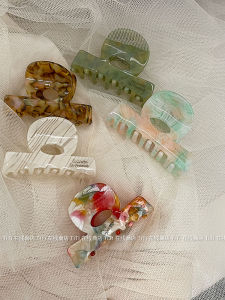 Medium Size Hair Claw Clip Women Summer Half Updo Shark Clamp Stylish Hair Accessory for Back of Head Korean Fashion Trend