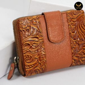 VALQO DORA Dompet Kulit Sapi Wanita Dompet wanita Dompet kecil Dompet Pendek