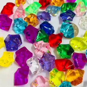 Acrylic Crystal Gem Stone Multi Color Ornaments Fish Tank Vase Landscaping Decoration