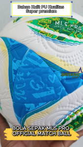 Bola Sepak Size 5 MLS Pro Original Press Mesin Kulit PU Sintetis Bola Sepak Latihan dan Pertandingan