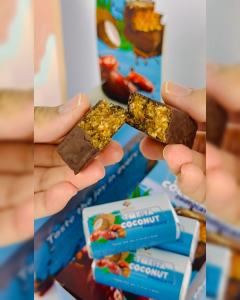 [READY STOCK] Tmriya COCONUT Chocolate Healthy Bar– High Fiber Healthy Snack 🍫 Chocolate Joy You Can Feel Good About! 🍫