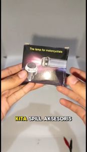 Lampu LED Jalu Motor Stang Handle Grip Sein Sen Senja SET / DRL LED 2 Mode Fungsi Sein Sen Motorcycle End Bar