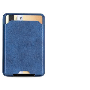 Magnetic PC Leather Wallet Card Stand For Magsafe Phone Magnet Holder Portable Bracket For iPhone 17 16 For Samsung S25 S24Ultra