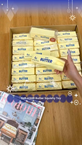 1/2/3Pcs Butter Bar Squeeze Toy Slow Rising Anxiety Stress Relief Butter Stick Fidget Toy Portable Travel Butter Stick Sensory Toy