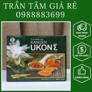 VIÊN UỐNG TINH DẦU NGHỆ KANGEN UKON 1 hộp 100 viên nhập khẩu Nhật Bản.