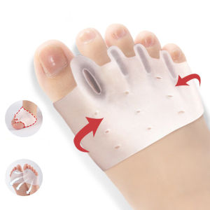Silicone Toe Separator Toe Spacer Toe Stretcher Thumb Eversion Correction Device Forefoot Pad Protector