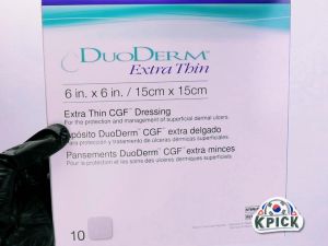 DUODERM Extra-Thin Dressing 10PCS/1 Box 6in x 6in 15cm x 15cm Hydrocolloid gel bandage