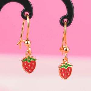 Collexion Very Bery Dangle Earring Anting Anak Lapis Emas Gold Plated CX76210009G