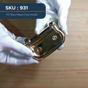 Classic Brass Plated 931 64mm Cabinet Handle (Gold) Drawer Handle Cabinet Door Handle