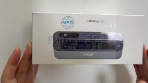 470W GaN Digital Display Charger 140W PD3.1 PPS USB-C Fast Charging Station for iPhone 16/15 MacBook Samsung Laptops