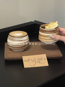 Retro Japanese Handmade Rough Ceramics Frosted Coffee Cup Hot Latte Art Tea Cup for Gongfu Tea Drinking And Coffee Enjoyment