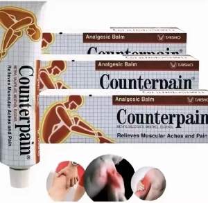 Counterpain Analgesic Balm Relieves Muscular Aches and Pain.