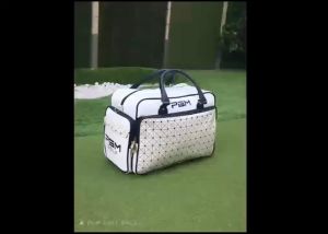Tas Golf Boston Bag Jinjing Carrier Sepatu Wanita PGM White Waterproof