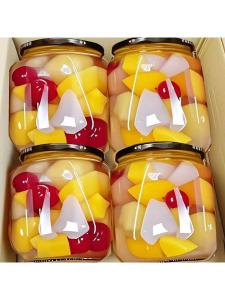 Mixed Fruit Canned Peach Snack