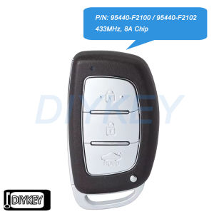 3 Buttons Smart Remote Car Key Fob 433MHz 8A Chip for Hyundai Elantra 2017 2018 2019 2020 P/N: 95440-F2100 95440-F2102