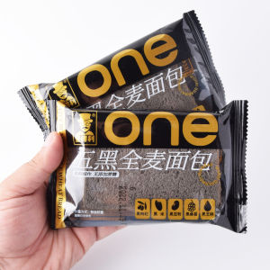 One Advantage Five Black Whole Wheat Toast Sugar-Free Meal Replacement Breakfast Snack Grain Bread Western Pastries