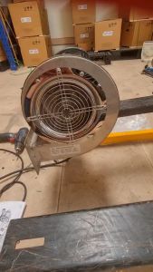 โบลเวอร์สแตนเลส Stainless blower 370W 220V 304 SUS สำหรับงานดูดและงานเป่าพิเศษป้องกันการกัดกร่อน