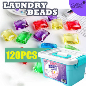 Laundry Beads Detergent Laundry Detergent Condensation Beads Capsules Softener Laundry Ball Wash Beads Laundry Long Fragrance 3IN1 Powerful Cleaning Laundry Detergent