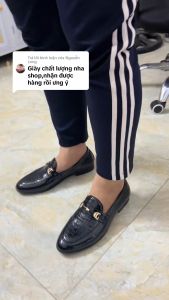 Giày da nam công sở trẻ trung giá rẻ giày oxford nam in họa tiết đế mềm chống trơn trượt có khâu chắc chắn RUNO G35