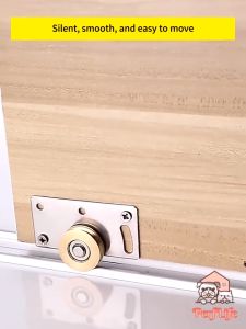Sliding door roller 1M/1.5M Sliding track Wardrobe Cabinet Pulley Caster