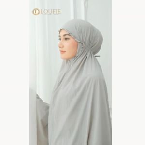 LOUFIE - Mukena Dewasa Parasit Crinkle Solite Rempel Madeena 2 In 1 Jumbo