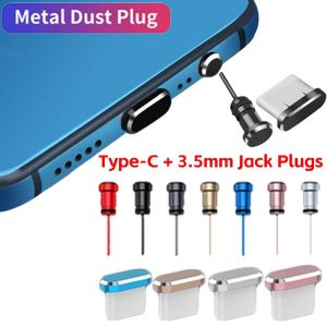 Type C Plug Dust Plug 3.5mm Earphones Jack Sim card pin USB Type-C Anti Dust Plug Accessories For Samsung iPhone Huawei Xiaomi