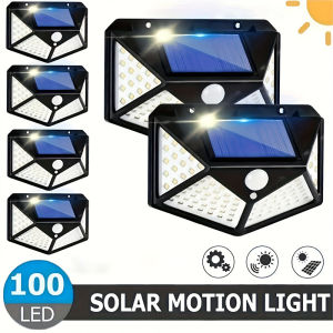1/2/4Packs LED Solar PIR Motion Sensor Wall Light 3 Modes IP65 Waterproof Security Lamp Wide Angle Dusk to Dawn for Garden Yard