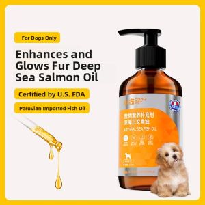 Deep Sea Fish Oil for Dogs And Cats Hair Beauty Skin Care Pet Health Supplement Phosphatidylcholine Hair Loss Prevention Hipidog