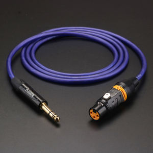 Choseal | Balanced Audio Cable 6.5mm to XLR Male 6.35mm to XLR Female TRS Stereo 48v Condenser Microphone Line