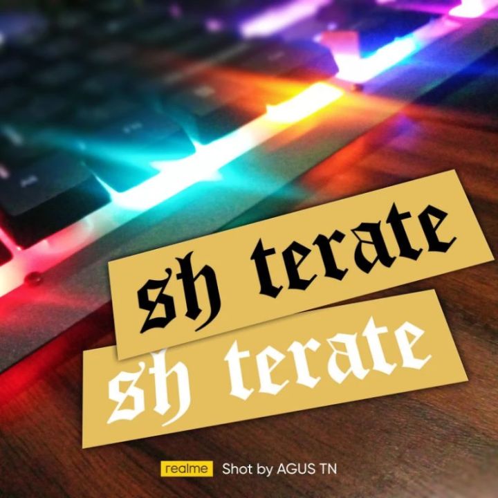 STIKER PSHT TULISAN SH TERATE SIMPEL BARU