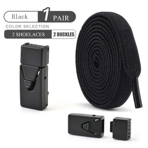 8mm lace-free press-lock shoelaces no lacing required elastic shoelaces for sports shoes widened flat shoelaces for children