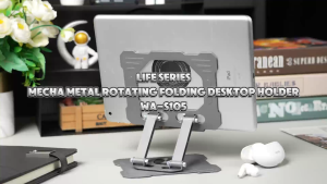 Pemegang Tab WEKOME OFFICIAL Tablet Stand Holder Adjustable For Heavy Duty Metal 360° Rotatable Stainless Steel LRWAS105