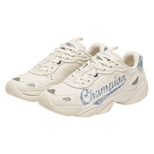 Champion | Giày Bố Đế Mỏng Thời Trang Bạc