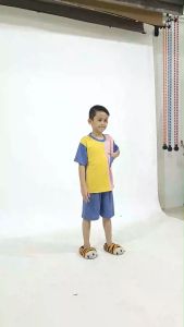 Kiminori SOLO.ST Setelan Anak Premium Lengan Pendek